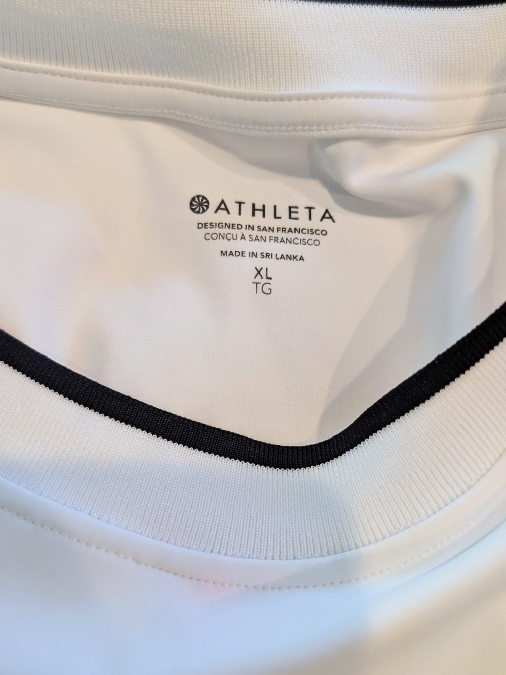 Athleta White Power Serve Muscle Tank